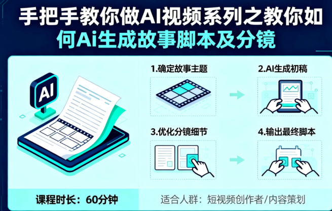 手把手教你做AI视频系列之教你如何Ai生成故事脚本及分镜