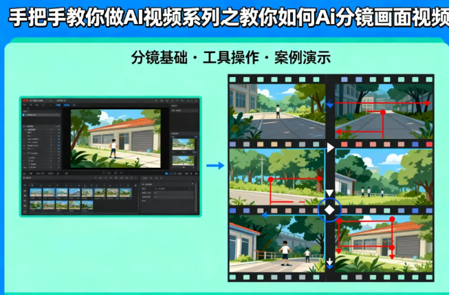手把手教你做AI视频系列之教你如何Ai分镜画面视频